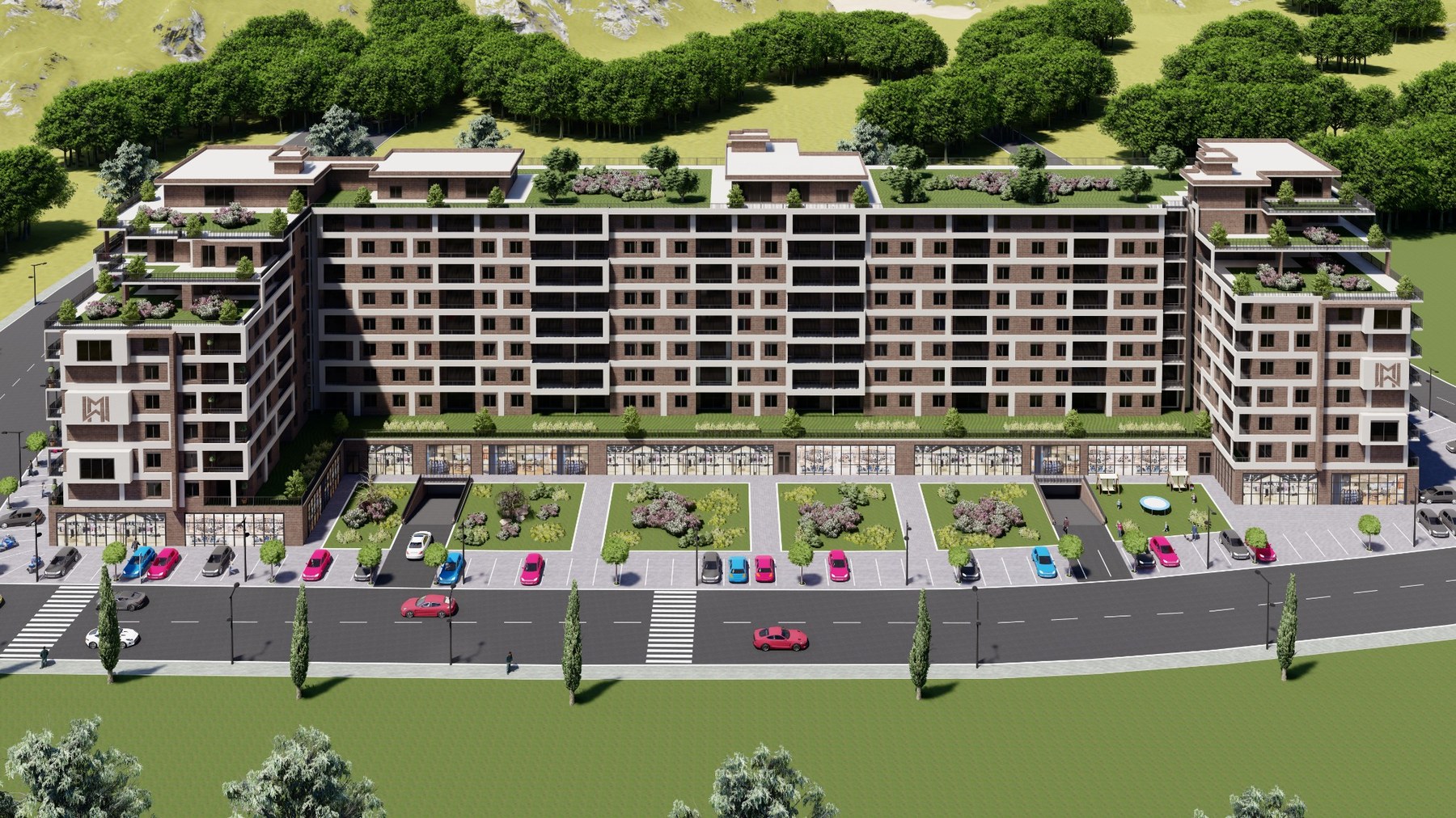 Merkur Construction — Pamje ajrore