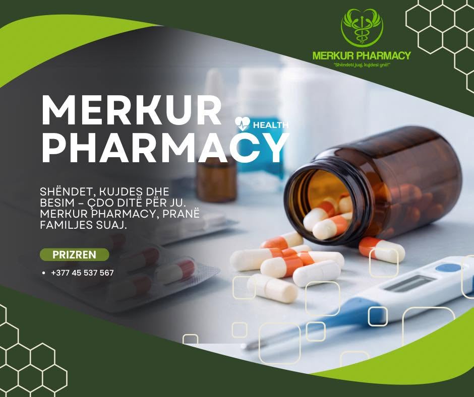 Merkur Pharmacy — Shëndeti juaj, kujdesi ynë